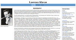 Desktop Screenshot of laurenceklavan.com