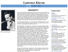 Tablet Screenshot of laurenceklavan.com